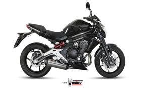 MIVV Souno Stainless Steel Full System Exhaust 2x1 for Kawasaki ER-6n / f 2012> | 7aftermarket India 