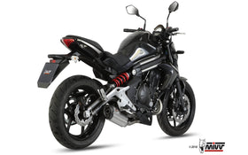 MIVV Souno Stainless Steel Full System Exhaust 2x1 for Kawasaki ER-6n / f 2012> | 7aftermarket India 