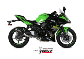 MIVV GP pro Carbon Full System Exhaust 2x1 for Kawasaki Ninja 650 2017> | 7aftermarket India 