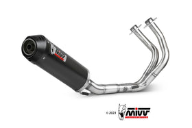 MIVV Oval Carbon Full System Exhaust 2x1 for Kawasaki Ninja 650 2017> | 7aftermarket India 
