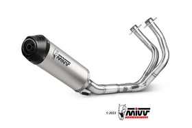 MIVV Oval Titanium Full System Exhaust 2x1 for Kawasaki Ninja 650 2017> | 7aftermarket India 
