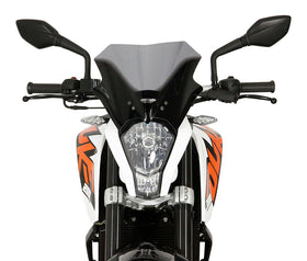 MRA Double-Bubble Racing Screen Windshield for KTM 390 Duke 2014-2019 | 7aftermarket India 
