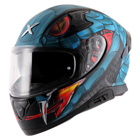 Axor Apex Venomous D/V Helmet - Dull Black M.Blue