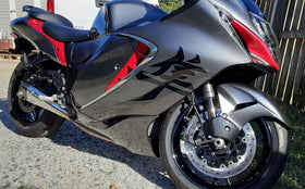 Brock's Performance Penta-Carbon Full System 15" Muffler (Polished) For Suzuki Hayabusa (2022) | 7aftermarket India 