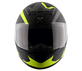 Axor Rage RTR Helmet - Dull Black Neon Yellow  | 7aftermarket India 