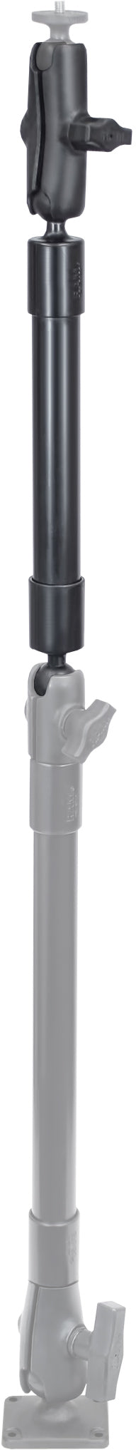 RAM Mounts 14" PVC Pipe Extension with Ball Ends & Double Socket Arm