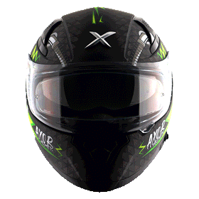Axor Apex Ridefast Helmet - Dull Black Neon Yellow