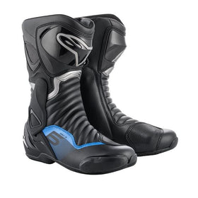 Alpinestars SMX-6 V2 Boots - Black Gun Metal Blue