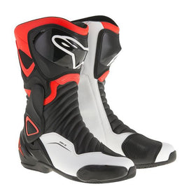 Alpinestars SMX-6 V2 Boots - Black Red Fluo White