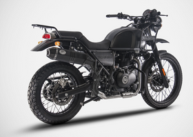 ZARD High Mount Version Stainless Steel Penta Slip-Ons with Removable DB-Killer Exhaust for Royal Enfield Himalayan | 7aftermarket India 