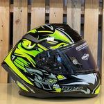 Steelbird Aeronautics SA-2 Villain Helmet - Gloss Black Neon