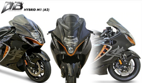 Zero Gravity Double Bubble Hybrid M1 Windscreen Suzuki Hayabusa 1300 2021-202