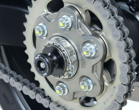 R&G Rear Paddock Stand with Spindle Sliders for Ducati Panigale V4