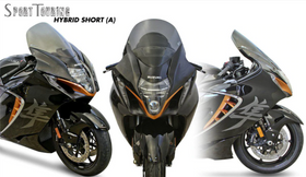 Zero Gravity Sports Touring Short Windscreen Suzuki Hayabusa 1300 2021-2025