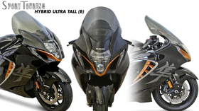 Zero Gravity Sports Touring Ultra Tall Windscreen Suzuki Hayabusa 1300 2021-2025