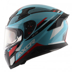 Axor Apex Turbine Helmet - Hex Blue Red