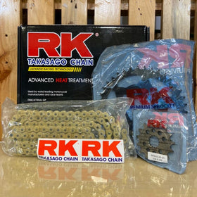 RK Chain and Sprocket Kit for Royal Enfield Thunderbird 500 (with rear disk brake)