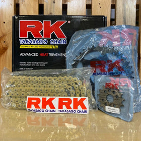 RK Chain and Sprocket Kit for KTM Duke 200 2015+ | 7aftermarket India 