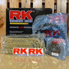 RK Chain and Sprocket Kit for Royal Enfield Classic 350 (with rear disk brake)