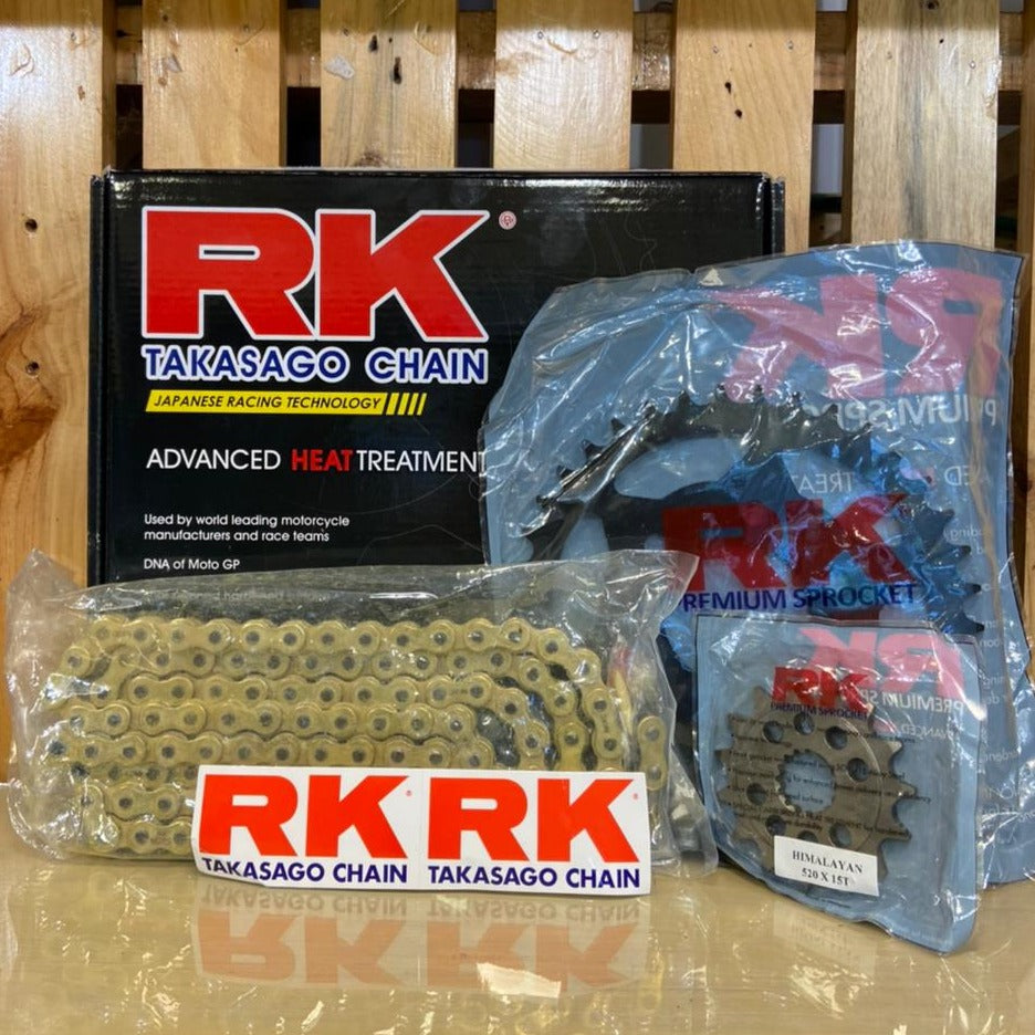 RK Chain and Sprocket Kit for KTM Duke 250 2015+ 7aftermarket India