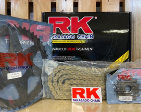 RK Chain and Sprocket Kit for KTM Duke 390 (2014+) | 7aftermarket India 