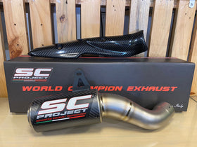 SC Project CR-T Carbon Fiber Slip-On Exhaust for Kawasaki Z900 2020-2021