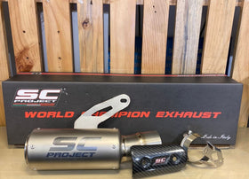 SC Project CR-T Titanium Slip-On Exhaust for BMW S1000RR (2019-2020) | 7aftermarket SC Project India 