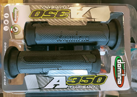 Domino A350 Touring Grips (Anthracite / Black) | 7aftermarket India 