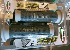 Domino A350 Touring Grips (Anthracite / Gray) | 7aftermarket India 