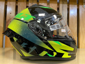 Vega Bolt Macho Black Neon Yellow Helmet | 7aftermarket India 
