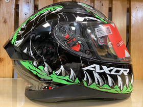 Axor Apex Beast Helmet - Black Green | 7aftermarket India 
