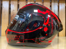 Axor Street DC BATMAN Helmet - Red Black