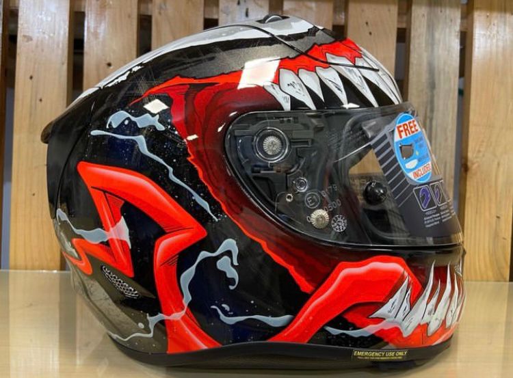 Helmets India Mt Venom Helmet HJC RPHA 12 Marvel Venom Full Face