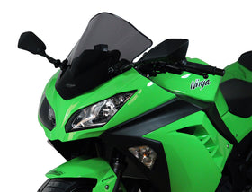 MRA Double Bubble Racing Screen Windshield for Kawasaki Ninja 300R 2013-2019