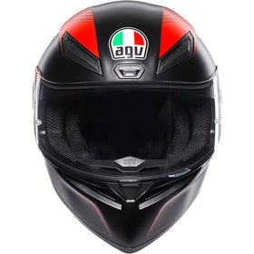 AGV K1 Warm Up - Matt Black / Red