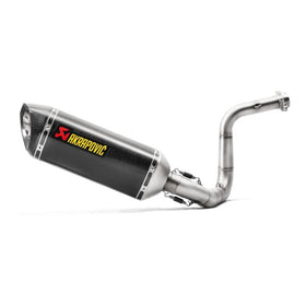 Akrapovic Carbon Fiber Racing Full System Exhaust BMW G310GS / G310R 2017-2022 | 7aftermarket India 