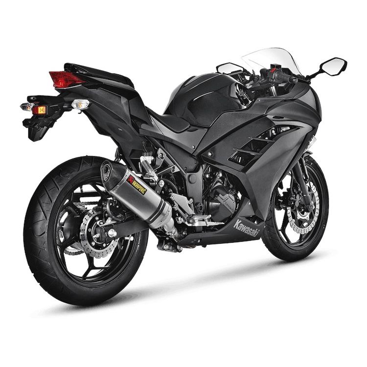 Akrapovic Carbon Fiber Slip On Exhaust For Kawasaki Ninja 300 2013 2017 7aftermarket India