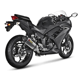 Akrapovic Carbon Fiber Slip-On Exhaust For Kawasaki Ninja 300 2013-2017 | 7aftermarket India 