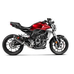 Akrapovic Carbon Fiber Slip-On Exhaust For Honda CB300R 2019-2022 | 7aftermarket India 