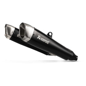 Akrapovic Titanium/Black Slip-On Exhaust For Triumph Speed Twin / Thruxton 1200 / R | 7aftermarket India 