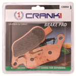 Crank1 Sintered Rear Brake Pads for Harley Davidson Dyna Street Bob (CB854)