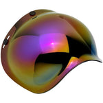Biltwell Bubble Shield - Rainbow Mirror