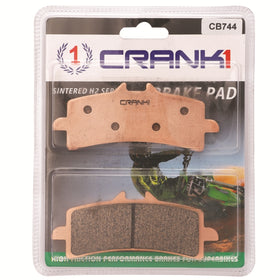 Crank1 Sintered Front Brake Pads for Kawasaki Ninja ZX-10R (CB744)