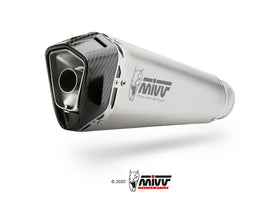 MIVV Delta Race Stainless Steel Slip-on Exhaust For Ducati Monster 821 2018>