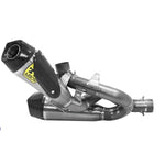 Arrow Works Titanium Exhaust Mufflers with Stainless Steel Link Pipes For Ducati Panigale Streetfighter V4 (2020-23) | 7aftermarket India 