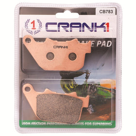 Crank1 Sintered Rear Brake Pads for Harley Davidson Iron 883 (CB783)