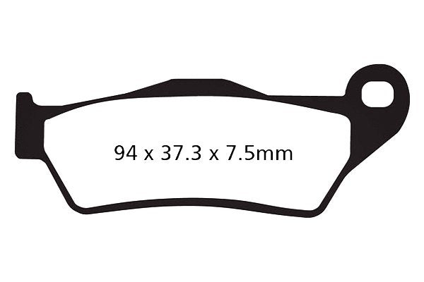 EBC Front Brake Pads for Triumph Tiger 800 (2018 onwards) FA181HH ...