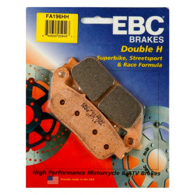 EBC Double-H Sintered Rear Brake Pads for Indian Road Master Cast Wheel (FA196HH)