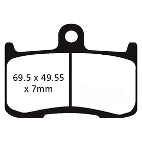 EBC Double-H Sintered Front Brake Pads for Kawasaki Z900 (FA347HH)