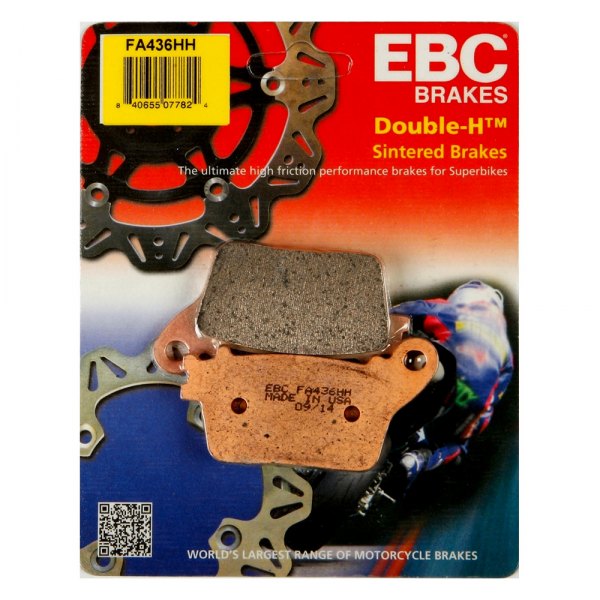 Fits: Kawasaki GPZ1000RX GPZ1000 A1-A3 1986-1988 EBC HH Rear Brake Pads FA085HH Fits: Kawasaki GPZ1000RX GPZ1000 A1-A3 1986-1988 EBC HH Rear Brake Pads FA085HH